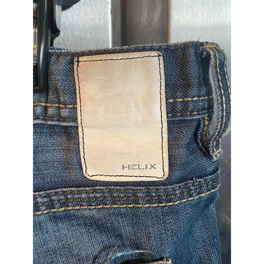 Vintage Y2K Helix Jeans w/ Embroidered Back Pockets 34x30 - Picture 5 of 12